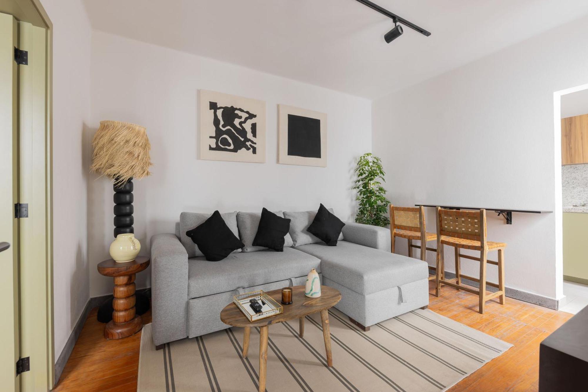 Baranda Ocho Apartment Kota Meksiko Bagian luar foto